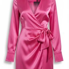 AX Paris hot pink satin Dress