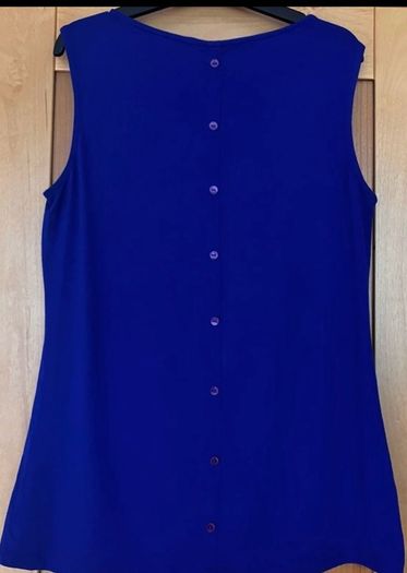Size 12. Deep Blue/Purple Top