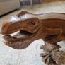 Carved wooden iguana Image 3