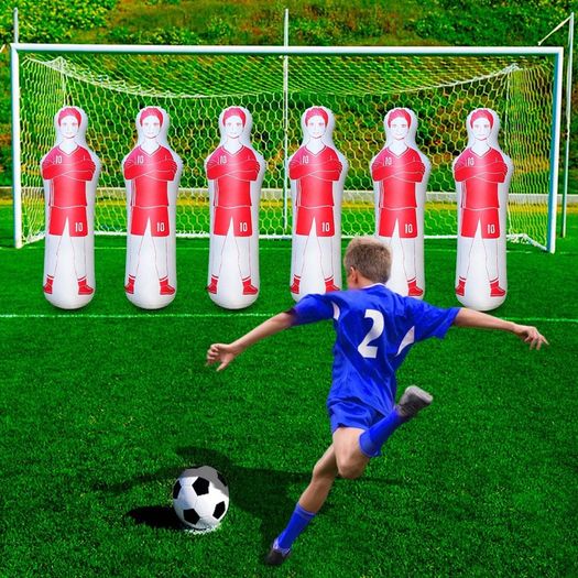 Inflatable Soccer Dummy Goalkeepr Air Mannequin Free Kick Defender Wall ...