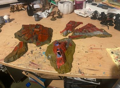 Warhammer 40k Games Workshop Warhammer 40k Crashed Aquila Lander Battle For Macragge Scenery