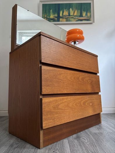 Vintage Retro Mid Century Teak Dressing Table