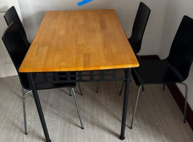 Table and chairs