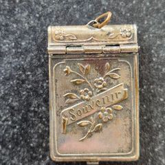 Silver Tone locket Charm