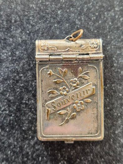 Silver Tone locket Charm