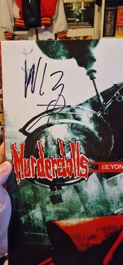 Murderdolls Signed Album By Wednesday 13