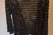 Marks&amp; Spencer black sequin cover up cardi size UK 10 EU38 Perfect condition Postage included