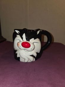 1996 Looney Tunes Sylvester the Cat and Tweety Mug