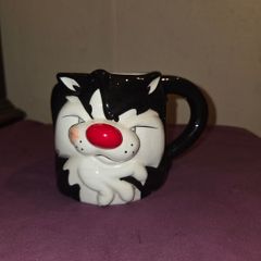 1996 Looney Tunes Sylvester the Cat and Tweety Mug