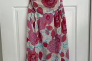 River Island floral print top size 12 corset with jewel embellishment