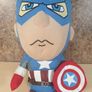 Captain America Marvel Avengers talking big head plush plushie soft toy teddy 16 inch Image 2