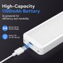 Under Cabinet Kitchen Lights Cupboard - LED Motion Sensor 3-Color Rechargeable Strip Light for Wardrobe Indoor USB Wireless Battery Powered Lighting Shelf Counter Closet with Magnetic Stick 2 Pack [Energy Class G] Image 5