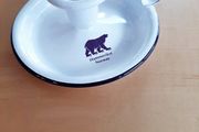 Norway enamel candle holder