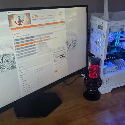 Complete high-end gaming setup with RTX 5070 and Ryzen 7 9800X3D