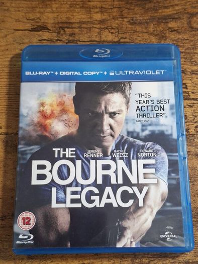 "The Bourne Legacy" (2012) Blu-ray - free standard postage