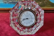 Original And Authentic Waterford Crystal Large Octagonal Clock Made In Ireland