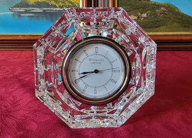 Original And Authentic Waterford Crystal Large Octagonal Clock Made In Ireland