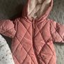 pramsuit overall babygirl stuffed size 0-3 0-6 month 62 68 Image 3
