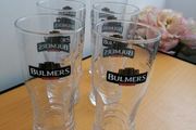 6 x Bulmers Cider Beer Pint Glasses