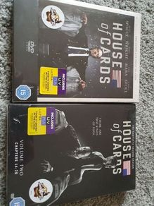 NEW house of cards season 1 and 2 dvd sealed new