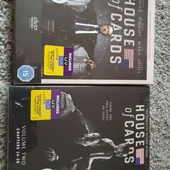 NEW house of cards season 1 and 2 dvd sealed new