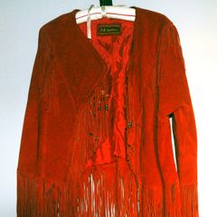Red Leather Cowboy Jacket, J & A Leathers, Mexico