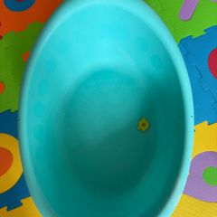 Baby bath with infant attachment