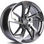 19" RS6 Black Style Alloy Wheels Vw Audi Seat Skoda 5x112 Image 2