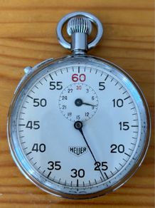 Vintage Early 1960s Heuer Stopwatch