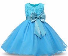 Girls 3D Effect Flower Sleeveless Formal Party Dress Wedding Bridesmaid Sz 7-8y