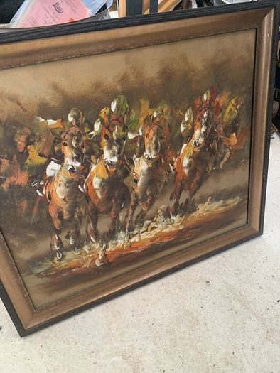 Painting of the Galway races