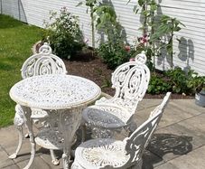 Iron Garden table and chairs