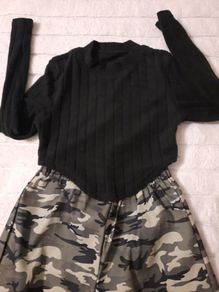 camo trousers and top set