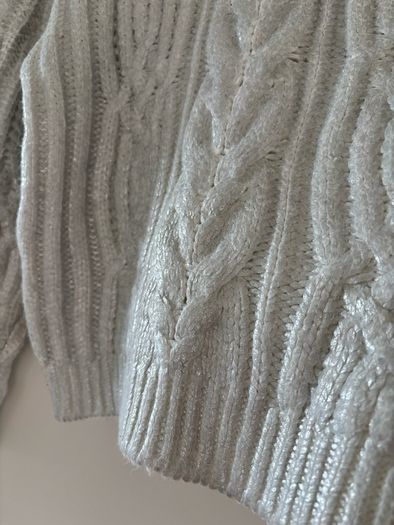 Dkny Silver Coated Jumper