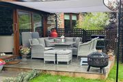 MULTIPLE SIZES/COLOURS AVAILABLE Sun Shade Sail 2m x 3m Rectangle Shade Sails Waterproof Outdoor Garden Patio Party Sunscreen Awning Canopy 98% UV Block With Free Rope, Grey