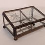1950s Vintage Glass and Brass Trinket Box Image 2