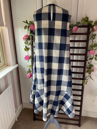 dress Bnwt paise asymmetrical gingham check dress size 10