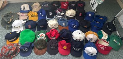 Huge Collection of Baseball Caps