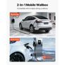 Mobile Wallbox, 7.4 kW 32A, Type 2 Portable EV Charger, Single Phase Electric Vehicle Car Charger with 6 m Charging Cable, CEE Plug, LCD Screen, Adjustable EV Charging Station, IP66 Control Box Image 5