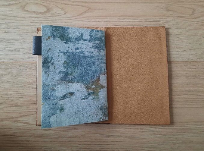 Handmade leather personal size diary notebook passport holder 17cm x 11cm contains a  pen loop a pocket holder and a homemade notebook also with 4 internal elastics to hold your diaries notebooks etc see all photos FREE STANDARD POSTAGE INCLUDED