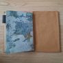 Handmade leather personal size diary notebook passport holder 17cm x 11cm contains a  pen loop a pocket holder and a homemade notebook also with 4 internal elastics to hold your diaries notebooks etc see all photos FREE STANDARD POSTAGE INCLUDED Image 3
