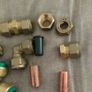 random brass pipe connector set. Diesel tank plumber heating House clearance sale unwanted stuff gift car boot sale. Spring sale now on. 12V 20V 40V Cordless Power Tools Image 3