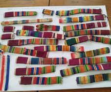 Job Lot of Vintage Military Medal Ribbon Bars (WWI & WWII Allied)