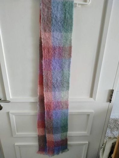St Alban's Mohair scarf made in South Africa in very good condition with no issues 230cm x 17cm FREE STANDARD POSTAGE INCLUDED