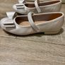 Girls Geox White Patent Leather/ Pearl effect Communion shoes Image 3