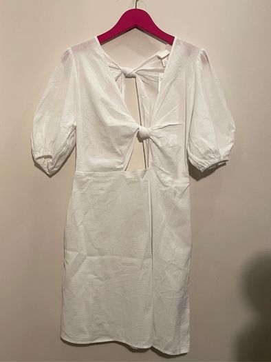 H&M Fabulous Knot Detail Cut Out Dress Size 14!