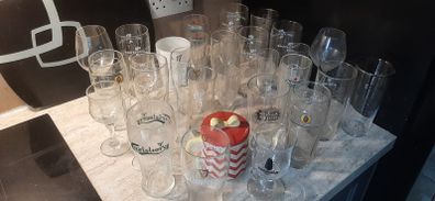 Free Assorted Drinking Glasses