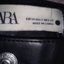 Zara womens faux leather trousers Image 3