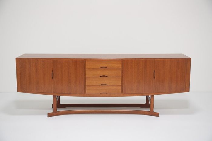 Mid-Century Danish Teak Sideboard Model HB20 by Johannes Andersen for Hans Bech, 1960s