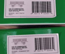 Irish Railway Models Bulleid wagon packs x2